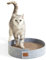 PiuPet® Rascador para Gato I 38cm diámetro I con Hierba gatera I Rascador Gato Carton I Rascador de Gatos I Juguetes para Gatos I Accesorios para Gatos | Rascadores de Gatos | Arranhador Gato