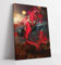 Kunstdruck auf Leinwand, Motiv Spiderman Splash Art Film Marvel Kinderschlafzimmer, 60 x 40 cm