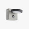 Lucande LED Beton Wandleuchte außen Belna mit Bewegungsmelder (spritzwassergeschützt (Modern) in Schwarz aus, Aluminium (1 flammig) - Wandlampe für Außenwand/Hauswand Haus Terrasse und