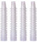 LAPOND 100 Pack 1 Inch White Round Net Pots, Hydroponic Plant Pots for Indoor/Outdoor Use