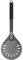 Karboby Pala de Pizza Perforada, Pizzas Paleta de Aluminio Anodizado Duro, Espátula para Pizza de Horno para Pan de Pizzas Caseras, Pala de Pizza Pequeña y Redonda, 7 pulgadas