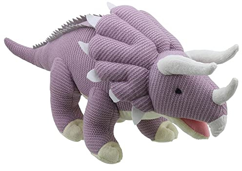 Wilberry - Triceratops (Lilac) - Large Knitted