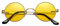 Pro Acme Retro Kleine Runde Polarisierte Sonnenbrille für Männer Frauen (Goldene Rahmen |Gelb Linse)