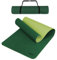 ALPIDEX Tappetino Yoga 190 x 61 x 0.6 cm | 190 x 90 x 0.6 cm E-Book Tappeto TPE Fitness Antiscivolo Aerobica Palestra Ginnastica Pilates Allenamento Casa, Dark Green/Lime, 190 x 90 x 0.6 cm