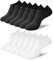 Niofind Bamboo Trainer Socks for Womens and Mens, No Show Ankle Socks Low Cut Invisible Non Slip Liner Socks Multipack Casual Footies for Sneaker Loafers and Boat Shoes
