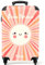 NoBoringSuitcases.com Kinderkoffer, Kinderkoffer Mädchen, Koffer Kinder Mädchen, Kinder Reisekoffer, Kindertrolley, Koffer Mädchen, Handgepäck, Reisekoffer Personalisiert, 55x40x20 cm (Sonne - Orange)