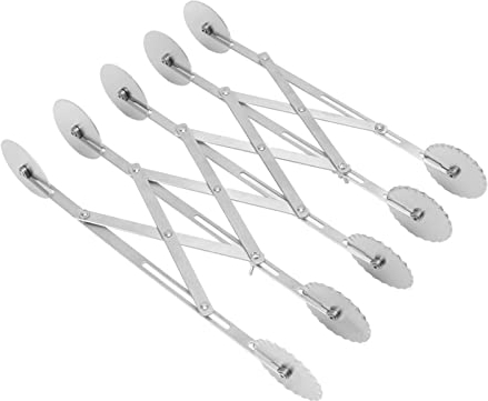 Pizza Cutter, 5 Wheel Polished Adjustable Cake Cutter for Home