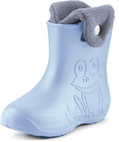 Ladeheid Eva Kinder Jungen Mädchen Gummistiefel Regenschuhe gefüttert Regenstiefel Gummischuhe LA-CA-04