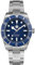 San Martin Herren Armbanduhr SN0138G 37mm 20Bar Taucheruhr NH35 Automatik Mechanisch Luxus Tauchen Wasserdicht BB54 Armbanduhr, Blaues Zifferblatt, Edelstahlband, Vintage