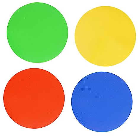 Yardwe 4pcs Soccer Marker Dish Football Training Markers Pvc for Indoor Outdoor Use