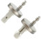 jojofuny 3sets Accessori Per Cerniere Sedile Wc Inossidabile Fissaggi Sgancio Rapido Per Copriwater Facile Installazione e Sostituzione Compatibile Con Vari Materiali e Stili Di Coperchio