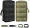 2 Stück Taktische Tasche, Mini Gürteltasche, Kompakte Gürteltasche, Taktisch Zubehörtasche, Wandern Taille Pack mit D-Schnalle + Habichtsschnabel-Verschluss für Camping Wandern Jagen Trekking