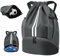 BROTOU Sporttasche Turnbeute Fußballtasche Rucksack mit Kordelzug Verstellbar Tunnelzug Gymsack Wasserfest Sporttasche für Herren Damen Kinder Jungen（Dunkelgrau）