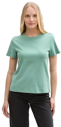 TOM TAILOR Damen T-Shirt mit Rundhalsausschnitt