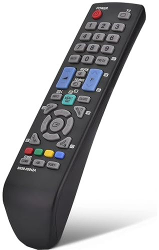 TECHZOCO Telecomando TV universale, compatibile con Samsung BN59-00942A per telecomando BN59-00942A BN59-00942A BN59-01005A AA59-00496A BN59-01303A, nessuna configurazione necessaria