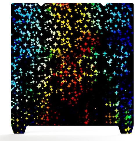 Creality PET Star Doppelseitige Druckplatte für 3D-Drucker, Doppelseitiges PET + PEI Strukturiertes 235x235 mm für Ender 3 V3/V3 SE/V3 KE, Ender 3 S1/3 S1 Pro,Ender 5 S1(KEINE Magnetbasis)