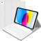 for iPad 10th 2022/A16 11th Generation 2025(10.9/11 inch) Keyboard Case, for iPad 11/10 Gen Case with Wireless Detachable Rechargeable Bluetooth Keyboard & Pencil Holder, Grey