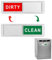 WUSJCOF Imán Para Lavavajillas Limpio Y Sucio, Letrero Magnético Universal Para Cocina, Signo Clean/Dirty En Inglés, Etiqueta Adhesiva