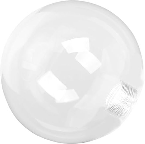 Yardenfun Glaslampenschirm in Kugelform Klar Und Rund Ersatz Für Lampenabdeckung Passend Für Hängeleuchten Und Deckenleuchten Dekoratives Lichtzubehör Für Schlafzimmer Und Wohnzimmer
