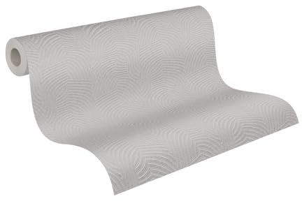 Livingwalls Daniel Hechter Design-Tapete - Strapazierfähige Vliestapete in moderner Optik - 10,05 m x 0,53 m - Grau, Metallic - Made in Germany – 781531