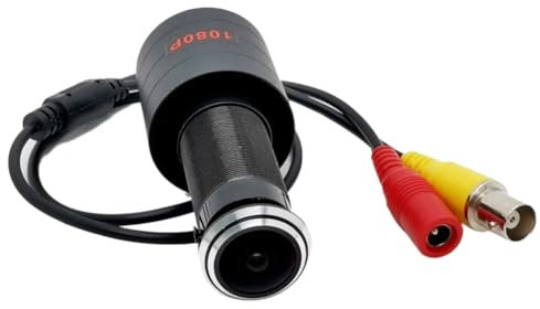 Muuoeou 1.7mm Panorama Fish-Eye 1080P Wide Angle AHD Camera PAL 2MP CCTV Door Viewer Adjustable for Home Security