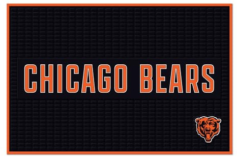 Rico Industries NFL Football Chicago Bears 30,5 x 45,7 cm PVC Heavy Duty/Thick Home Décor/Kitchen/Bar Mat