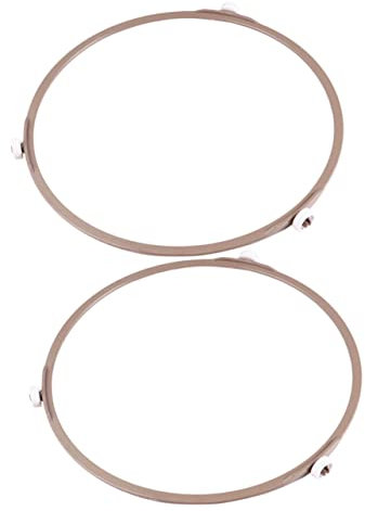 GRIRIW 2pcs Microwave Plate Support Microwave Tray Turntable Wheel Ring Bracket