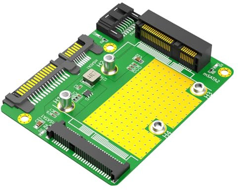 Sirxlevcy Dual Msata SSD auf Dual SATA3 Adapterkarte für Desktop-PC
