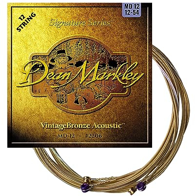 Dean Markley 2206 Saiten für 12-saitige Akustikgitarren, Stärke Medium