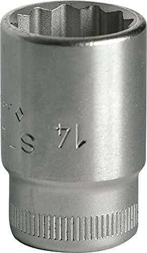 STAHLWILLE 45 Steckschlüsseleinsätze 3/8 Zoll, SW 14 mm, 02010014