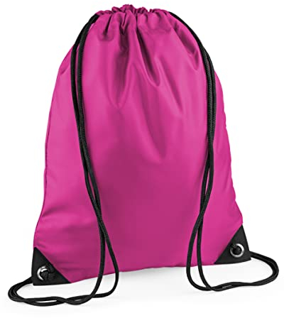 BagBase Unisex BG010FUCH Premium Turnbeutel, Fuchsia, Größe M