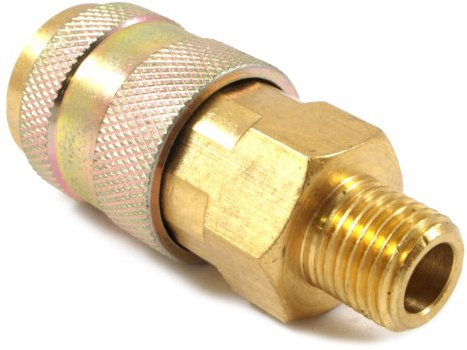 Forney 75526 - Raccordo per aria universale, 1/4 x 1/4 maschio NPT