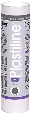 J. Herbin Herbin 1770T - Plastilin für den Modellbau, 1 kg, zum modelieren, HG70, sehr hart, 1 Dose, Grau