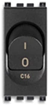 Vimar Serie Arke – Interruttore opaco 1 polo + N C16 120 – 230 V Grigio