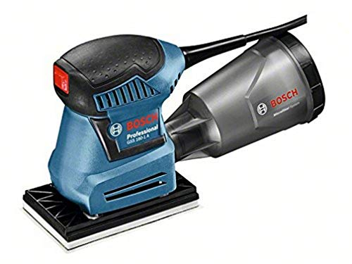 Bosch Professional Schwingschleifer GSS 160-1 A, Staubbox inklusiv Microfilter, 1 x Schleifblatt, 1 x Schleifplatte, Karton, 1 Stück, 06012A2200