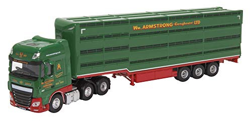 Oxford Diecast 1:76 DAF XF William Armstrong Livestock Trailer Collectable model 76DXF003