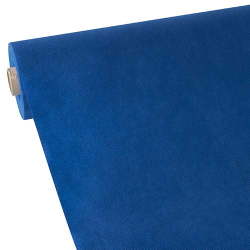Papstar, Tischdecke, stoffähnlich, Vlies soft selection 40 m x 1,18 m dunkelblau, #84194