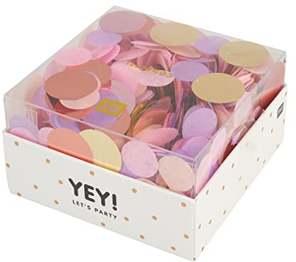 YEY Let's Party Konfetti-Mix 20g Partydekoration Pastell