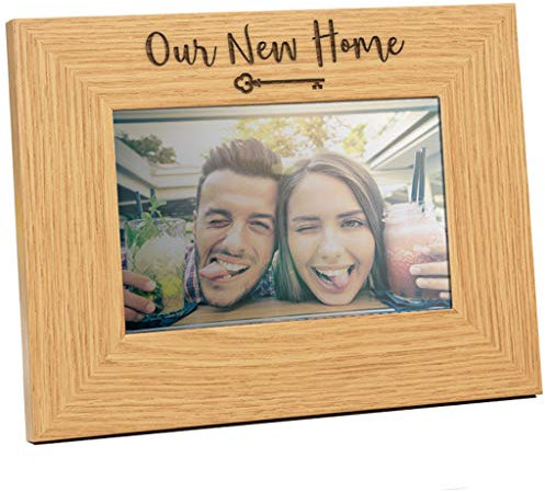 Dust and Things Nuevo Marco de Fotos para el hogar/Nuestro Nuevo hogar Regalos para Pareja o Amigo/hogar Regalo para Amigos o familias/Nuevas Ideas de Regalo para el hogar