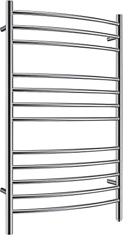 HEATGENE Towel Warmer, Heated Towel Rack, Plug-in/Hardwired, Brushed