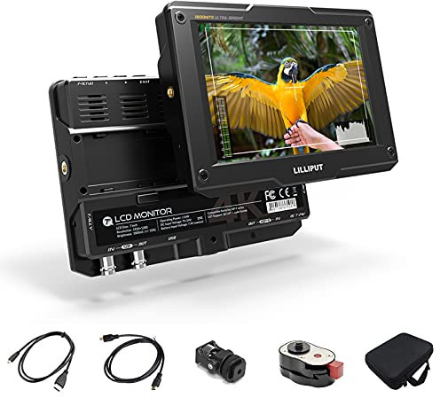 LILLIPUT H7S 7 Inch 1800 Nits High Brightness SDI 4K HDMI Input Tally Field Monitor DSLR On-Camera HDR Video Monitor