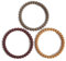 Mushie Perlen Beißringarmbänder, Zahnungshilfe für Kinder, 3er-Pack (Berry/Marigold/Khaki)