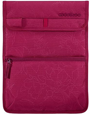 coocazoo Tablet-/Laptoptasche, Berry, für Laptop/Notebook/Tablet bis 11 Zoll, Größe S, kompakt, Rundumschutz, Reißverschluss & Tragegriff, Stiftehalterung, Organizerfächer, wasserabweisend