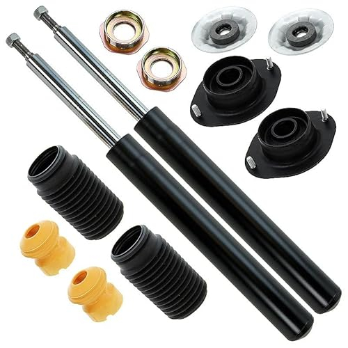 ATEC Germany 2x Gasdruck Stoßdämpfer Vorne Federbein inkl. Domlager & Staubschutzsatz, Kompatibel mit OPEL ASTRA F (T92), ASTRA F Cabriolet (T92), ASTRA F Caravan (T92), ASTRA F CC (T92)