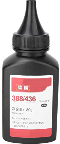 Printer Refill Toner Powder, 100g Black Toner Powder Replacement for HP P1008 M1213 M1136 M1216 P1106 P1107 P1108, Sealed with Tin Foil Toner Cartridges