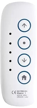 Dieffematic CAME WAGNER 5 Trasmettitore 433,92 MHz - Telecomando 5 Canali per Automazioni - con Supporto a Parete