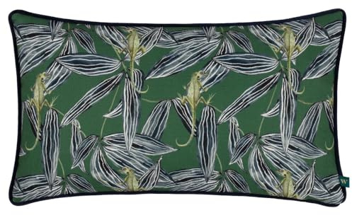 Wylder Tropics Ebon Wilds Nkiru Cushion Cover,Green,30 x 50cm