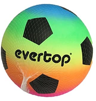 Ball für Kinder, Regenbogenball, Fußball, Volleyball, Meer, Garten, Innenbereich, Strandball, bunt, Verkauft unaufgepumpt Ball Spiel
