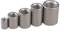 Conector de acoplamiento redondo de extensión larga de acero inoxidable, 10 Uds., tuerca de manguito de junta, rosca métrica M3 M4 M5 M6 M8 M10 M12 M14 M16 (Color : 10pcs_M5x10x15)