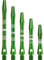 Dartshopper Aluminium Regrooved Green - Dart Shafts X-Short